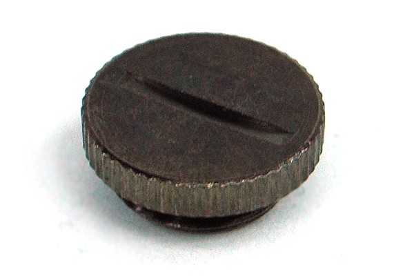Phobya Verschlussschraube G1/4 Zoll - gerändelt - black nickel