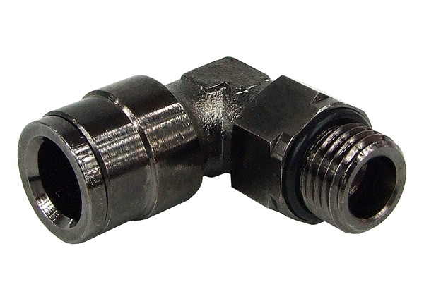 10mm G1/4 Steckanschluss 90° drehbar- komplett black nickel