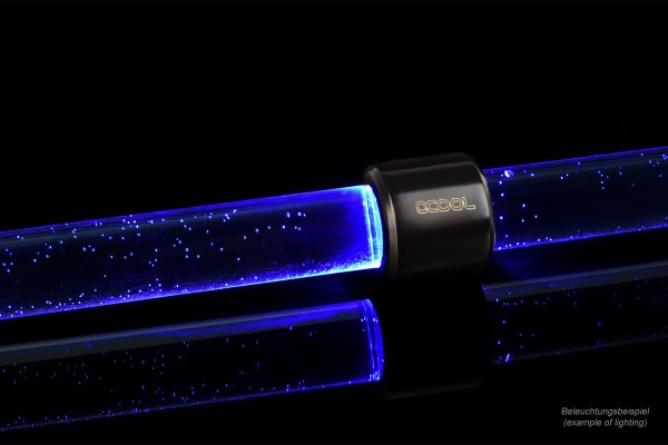 Alphacool Aurora HardTube LED Ring 16mm Deep Black - Blau