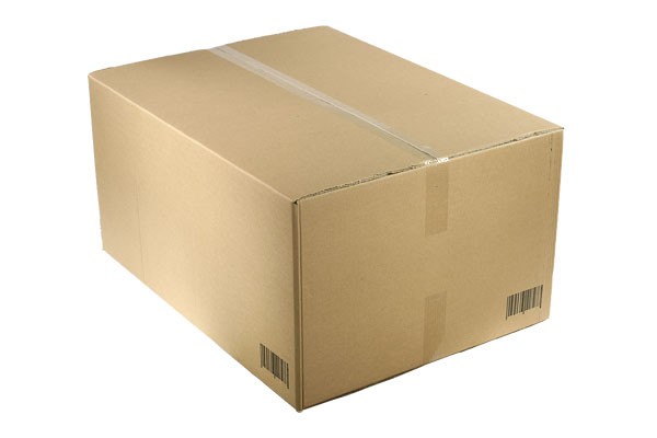 Packkarton Halbe Europalette / Innenmaß: 785 x 585 x 200-385 mm / Q: 2,4BC-mit Riller